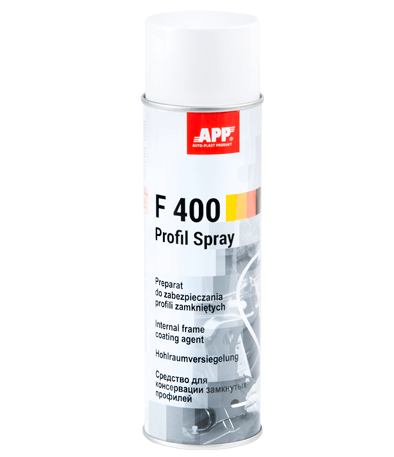 APP F400 profile zamknięte spray przezroczysty 500ml