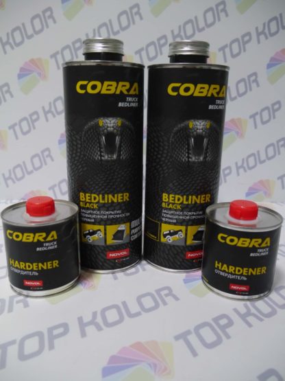 Novol Cobra Truck Bedliner Czarna powłoka ochronna 600ml + 200ml