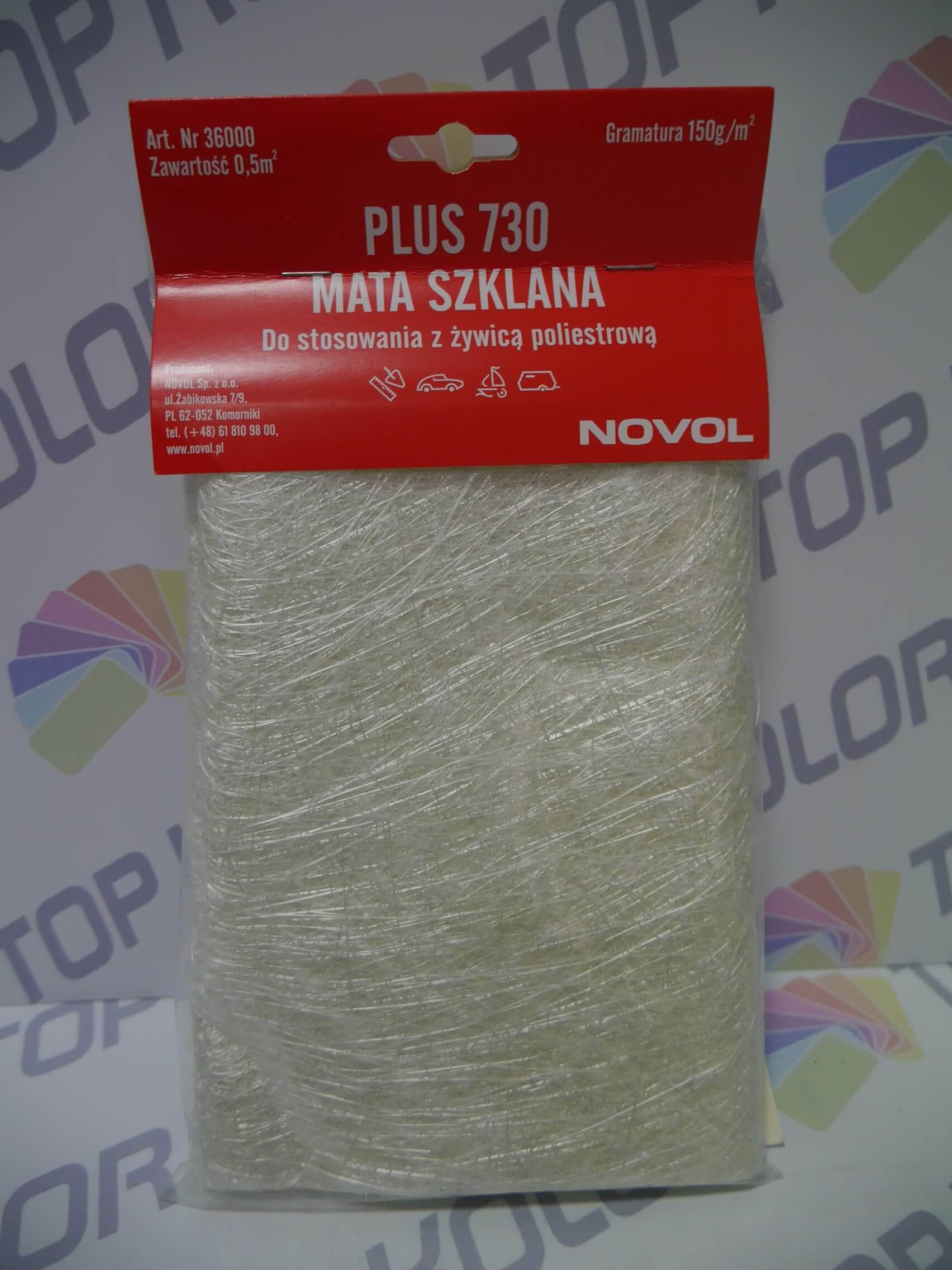 Novol Plus 730 Mata szklana 0,5m2 | TopKolor