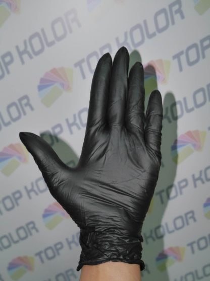 GlovTec Rękawiczki nitrylowe czarne op 100szt M, L, XL