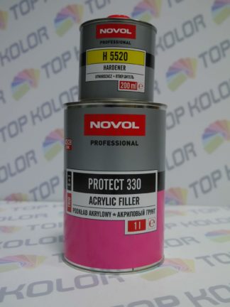 Novol Protect 330 podkład mokro na mokro 1L + 0,2L utw  szary
