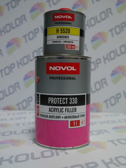 Novol Protect 330 podkład mokro na mokro 1L + 0,2L utw  szary