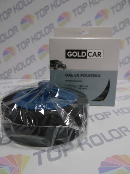 GoldCar Gąbka polerska gwint M14 czarna 150/50