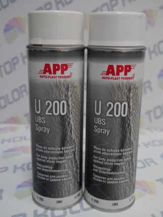 APP U200 Preparat do ochrony karoserii Baranek spray 500ml biały
