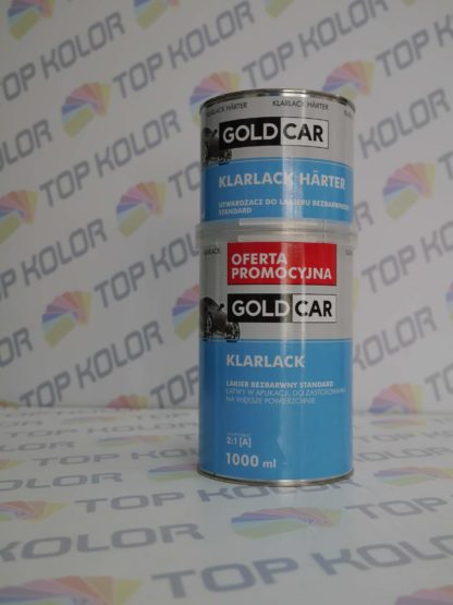 GoldCar Lakier bezbarwny Standard 1L + 0,5L utw