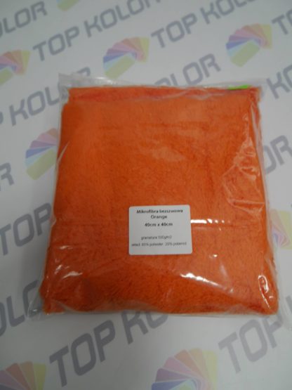 Mikrofibra Orange N284 40cm x 40cm bezszwowa gramatura 500g/m2