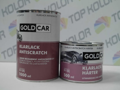 GoldCar Lakier bezbarwny Antiscratch 1L + 0,5L utw