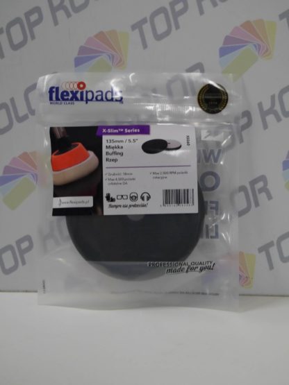 FlexiPads Gąbka polerska rzep czarna 135/18 XS560 miękka DA finish