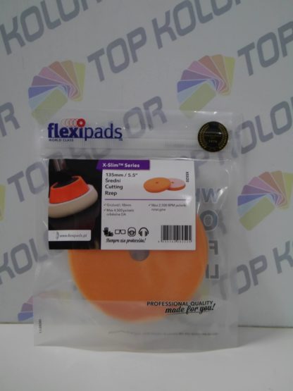 FlexiPads Gąbka polerska rzep pomarańczowa 135/18 XS520 tnąca DA cut