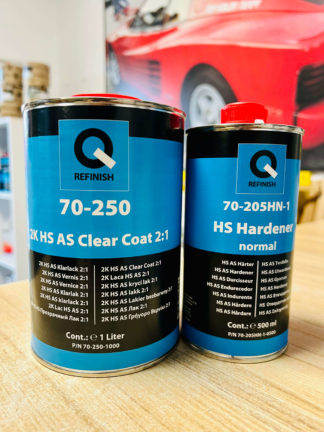 Q Refinish 70-250 Lakier bezbarwny HS 1L + 0,5L utw